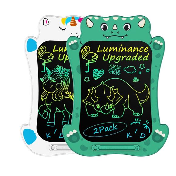 LCD Drawing Writing Tablet - Dinosaur 9.3x6.9" - Picture 1 of 8